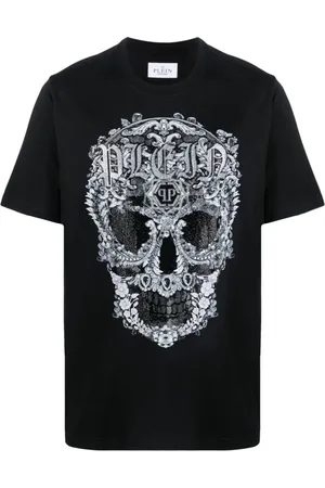 Philipp Plein T-Shirt mit barockem Totenkopf