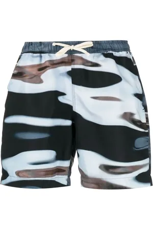BLUE SKY INN Badeshorts mit abstraktem Print