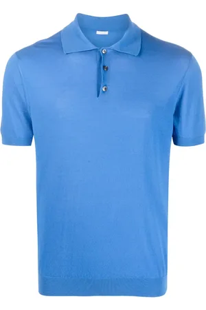 Malo Fein gestricktes Poloshirt