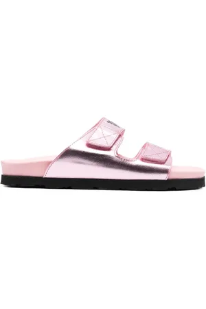 Palm Angels Sandalen mit Logo-Print
