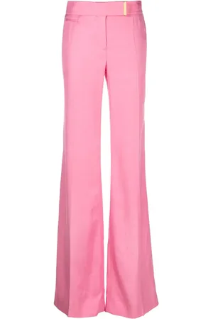 Tom Ford High-Waist-Hose mit weitem Bein