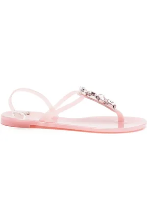 Casadei Flip-Flops mit Kristallen