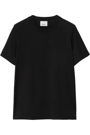 Burberry T-Shirt mit Logo-Stickerei