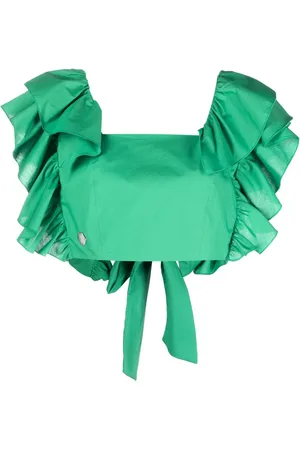 Philipp Plein Volant Cropped-Top