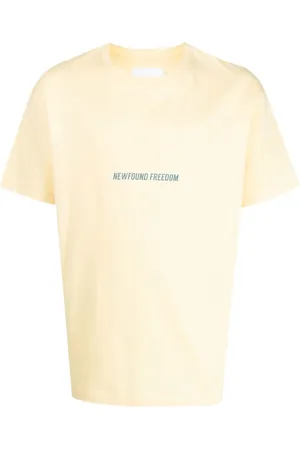 Off-Duty T-Shirt mit "Newfound Freedom"-Print