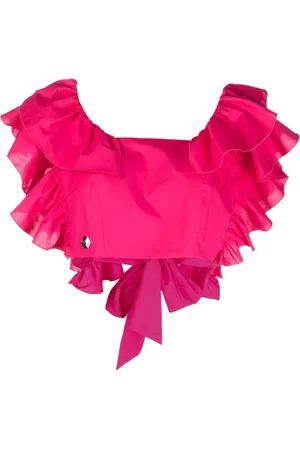 Philipp Plein Volant Cropped-Top