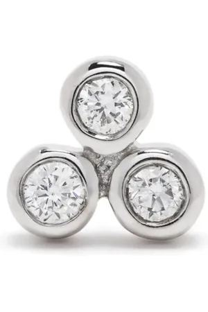 Maria Black 14kt Triad 18 Weißgoldohrring mit Diamanten