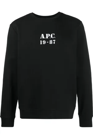 A.P.C. Sweatshirt mit rundem Ausschnitt