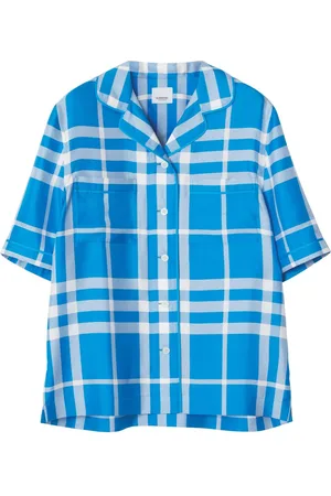 Burberry Seidenhemd mit Karomuster