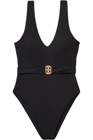 Tory Burch Miller Badeanzug mit tiefem V-Ausschnitt