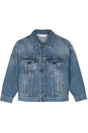 Palm Angels Jeansjacke mit Logo-Print