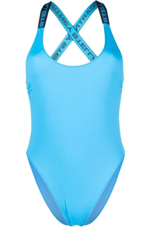 Stella McCartney Badeanzug mit Logo-Trägern