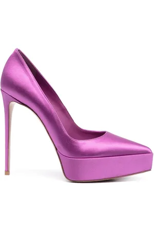 LE SILLA Uma Pumps aus Satin 140mm