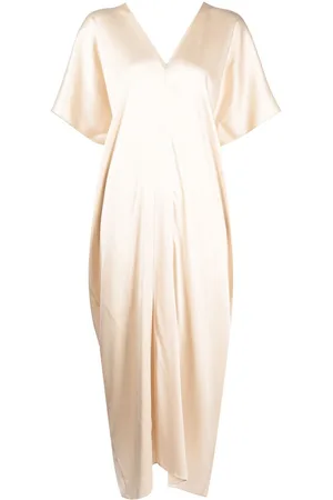 Voz Kaftankleid aus Seide mit V-Ausschnitt