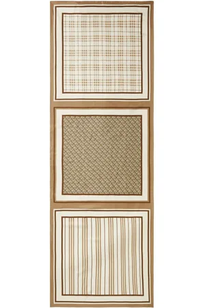 Burberry Seidenschal mit Montage-Print