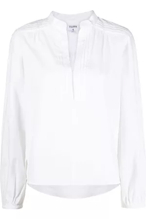 Filippa K Damen Blusen - Hemd mit V-Ausschnitt