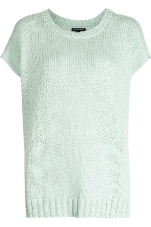 Eileen Fisher Strickoberteil mit Rundhalsausschnitt