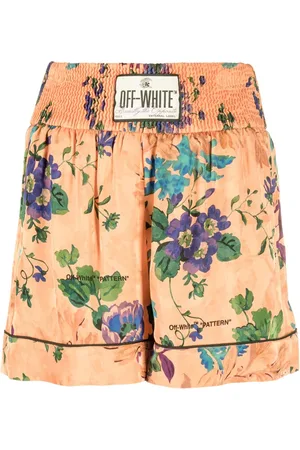 OFF-WHITE Shorts mit Blumen-Print