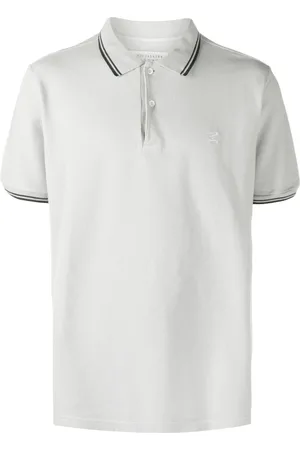 Maison Margiela Poloshirt mit Streifendetail