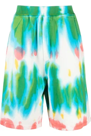 Dsquared2 Joggingshorts mit Batik-Print