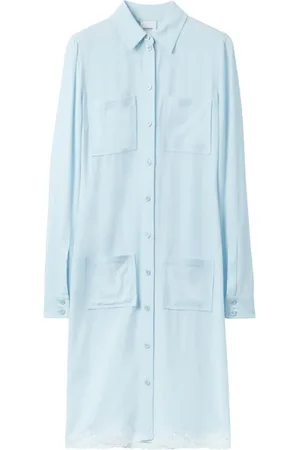Burberry Hemdkleid mit Spitzenborten