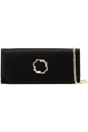 MALONE SOULIERS Vivien Satin Clutch