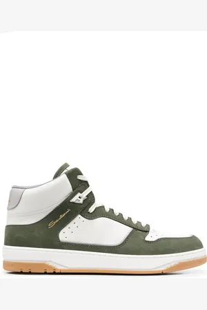 santoni High-Top-Sneakers mit Logo-Print