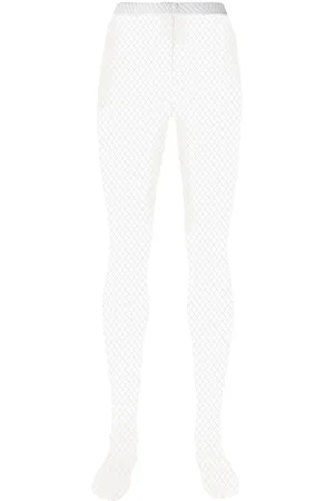 Comme des Garçons Leggings mit Mesh-Einsätzen