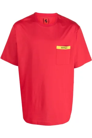 FERRARI T-Shirt mit Logo-Print