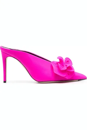 Victoria Beckham Mules mit Blumenapplikation 100mm