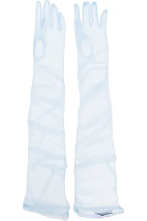 Ioana Ciolacu Handschuhe mit transparentem Finish