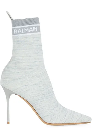 Balmain Skye Stiefeletten in Strickoptik 95mm