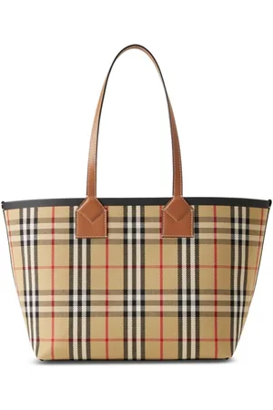 Burberry Kleiner Shopper mit London-Check