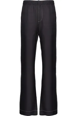 Prada Seidenhose mit Kordelzug