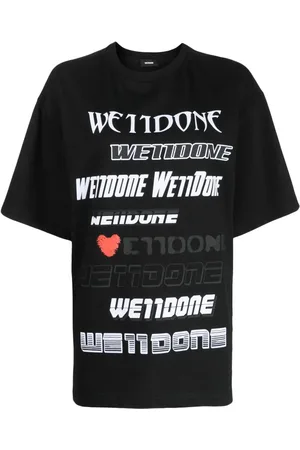 We11 Done T-Shirt mit Logo-Print