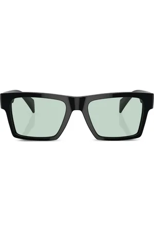 VERSACE Eckige Sonnenbrille mit Greca-Detail