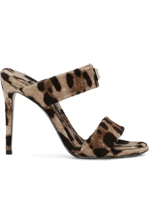 Dolce & Gabbana Sandalen mit Leoparden-Print