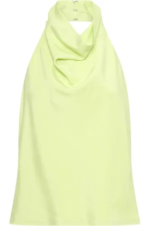 DION LEE Top mit drapiertem Kragen