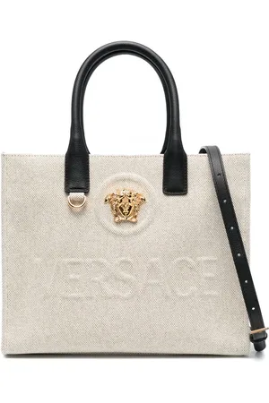 VERSACE Large La Medusa canvas tote bag