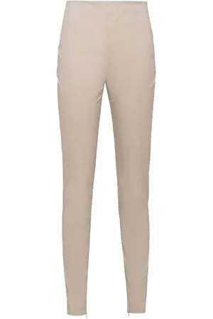 Prada Popeline-Hose mit hohem Bund