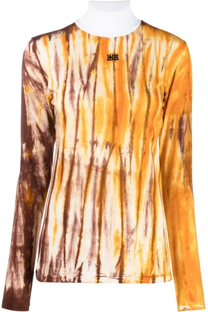 WALES BONNER Langarmshirt mit abstraktem Print