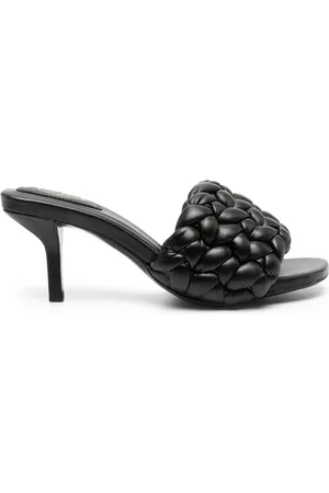 Ash Damen Clogs & Pantoletten - Gewebte Rose Mules 80mm