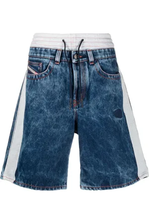 Diesel Jeans-Bermudas mit Kordelzug