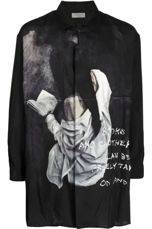 YOHJI YAMAMOTO Hemd mit grafischem Print