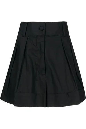 Bambah Plissierte High-Waist-Shorts