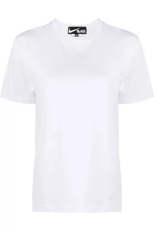 Comme des Garçons Damen Shirts - X Nike T-Shirt mit Slogan-Print
