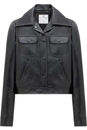 Courrèges Cropped-Jacke mit Rundhalsausschnitt