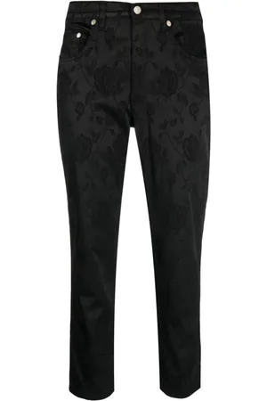 VERSACE Cropped-Hose aus Jacquard