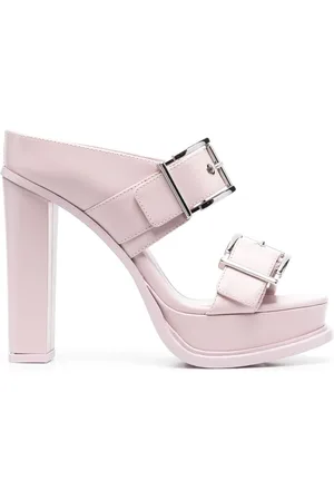 Alexander McQueen Mules mit Plateau 120mm
