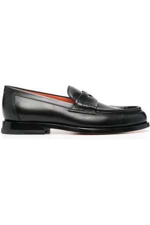 santoni Loafer aus Leder